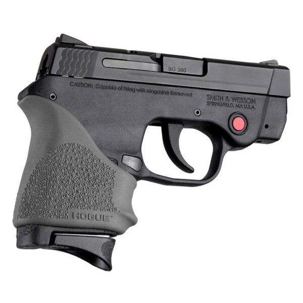 Hogue HandAll Beavertail Handgun Grip Sleeve for S&W Bodyguard 380/Taurus TCP & Spectrum Slate Grey - Precision Shot Firearms