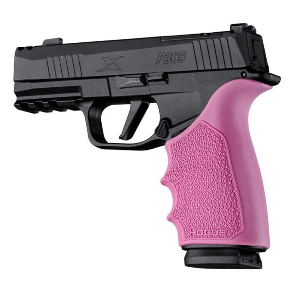 Hogue HandAll Beavertail Handgun Grip Sleeve for Sig Sauer P365 XMacro Pink - Precision Shot Firearms