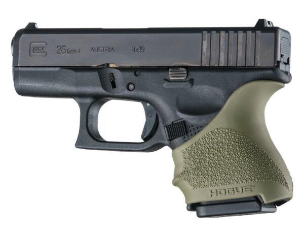 Hogue HandAll Beavertail Grip Sleeve Glock 26/27-OD Green - Precision Shot Firearms