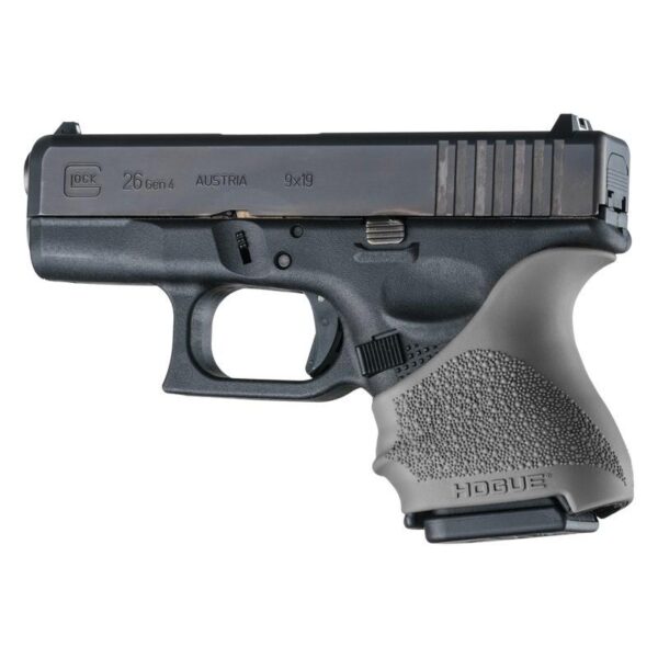 Hogue HandAll Beavertail Handgun Grip Sleeve for Glock 26/27 Slate Grey - Precision Shot Firearms