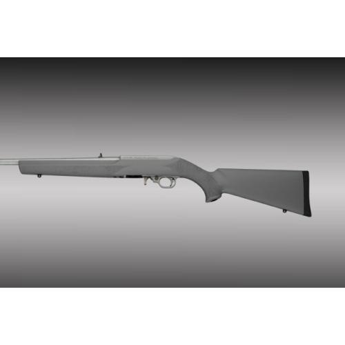 Hoge Rubber Overmolded Stock with Standard Barrel Channel for Ruger 10-22 Slate Grey - Precision Shot Firearms