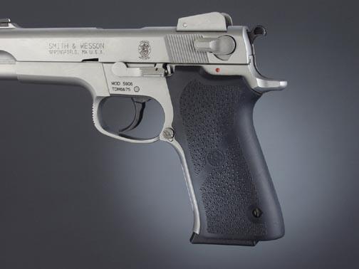 Hogue Grips S&W 5906 Rubber Grip - Precision Shot Firearms