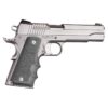 Hogue 1911 Gov't Rubber Handgun Grips with Finger Grooves Slate Grey - Precision Shot Firearms