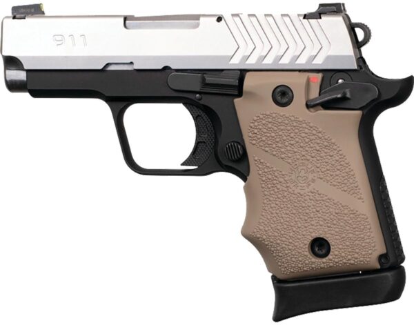 Hogue Ambi Safety Rubber Grip for Springfield Armory 911 9mm- FDE - Precision Shot Firearms