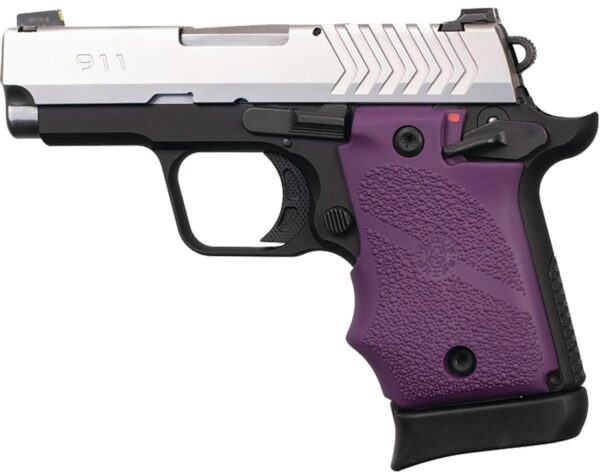 Hogue Ambi Safety Rubber Grip for Springfield Armory 911 9mm- Purple - Precision Shot Firearms
