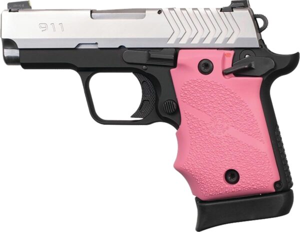 Hogue Ambi Safety Rubber Grip for Springfield Armory 911 9mm- Pink - Precision Shot Firearms