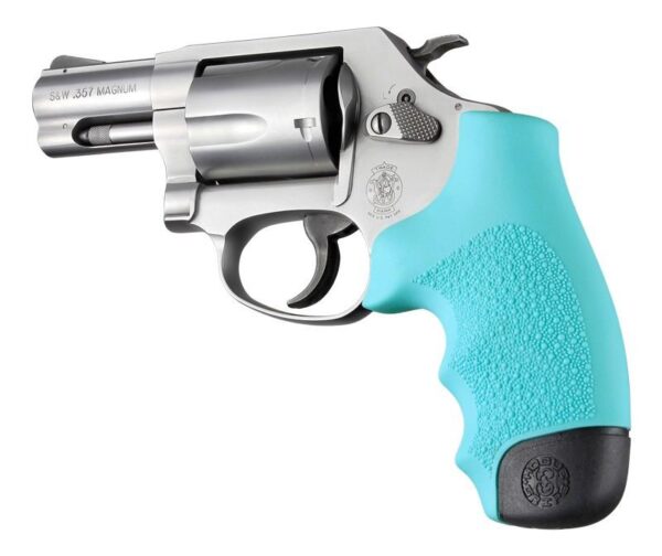 Hogue Rubber Monogrip for S&W J Frame - Aqua - Precision Shot Firearms