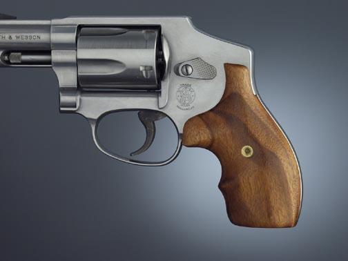 Hogue Grips S&W J Frame Round Butt Goncalo Alves Ultra Compact Bantam Grip - Precision Shot Firearms