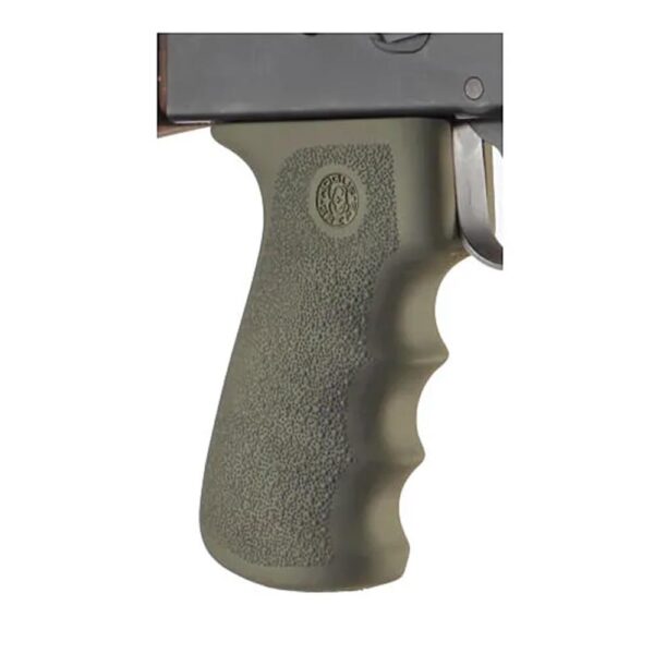 Hogue AK-47 Rubber Grips with Finger Grooves - OD Green - Precision Shot Firearms