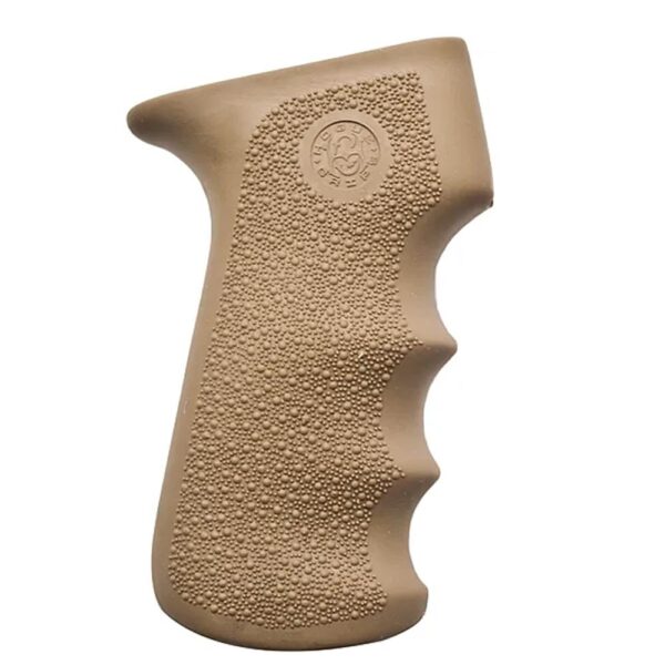 Hogue AK-47 Rubber Grips with Finger Grooves - Desert Tan - Precision Shot Firearms