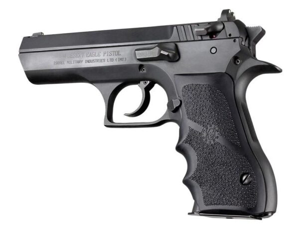 Hogue Magnum Research Baby Eagle .40/9mm Jericho & Uzi Eagle Rubber Grips with Finger Grooves - Precision Shot Firearms