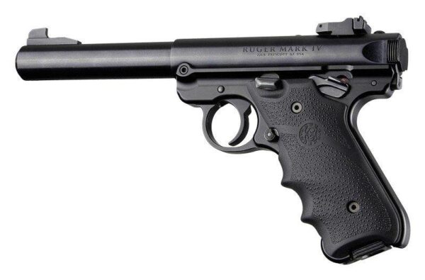 Ruger MKIV Rubber Grip with Finger Grooves Black - Precision Shot Firearms