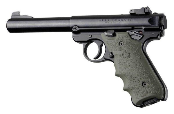 Ruger MKIV Rubber Grip with Finger Grooves OD Green - Precision Shot Firearms