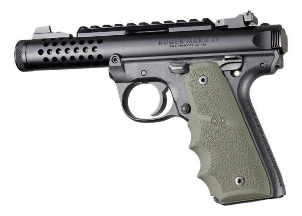 Ruger 22/45 MKIV Rubber Grip with Finger Grooves OD Green - Precision Shot Firearms