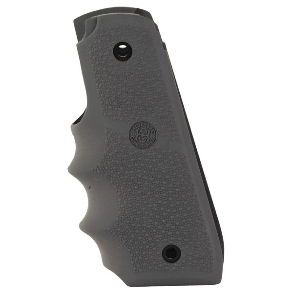 Hogue Overmolded Rubber Grip with Finger Grooves for Ruger 22/45 MKIV Slate Grey - Precision Shot Firearms