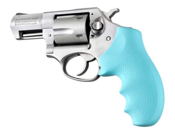 Hogue Rubber Monogrip Ruger SP101-Aqua - Precision Shot Firearms