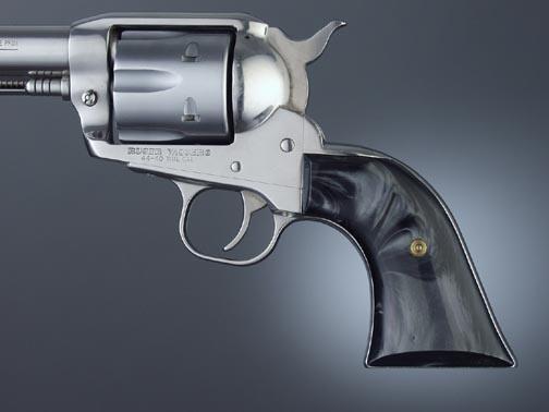 Hogue Ruger Blackhawk/Vaquero Black Pearl Cowboy Panels - Precision Shot Firearms