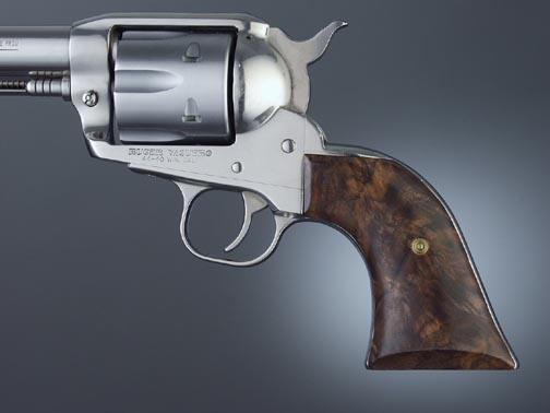 Hogue Ruger Blackhawk/Vaquero Walnut Classic Cowboy Action Wood Grips - Precision Shot Firearms