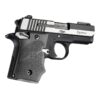 Hogue Rubber Handgun Grips with Finger Grooves Slate Grey for Sig Sauer P938 - Precision Shot Firearms