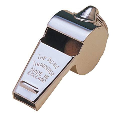 Hiatt Thompsons 60.5 Nickel Thunderer Whistle Silver - Precision Shot Firearms