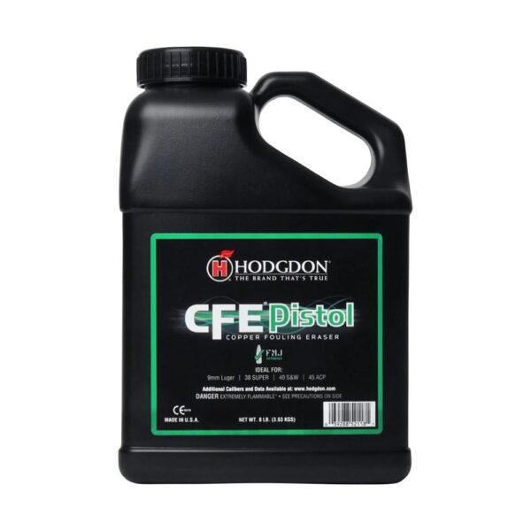 Hodgdon Powder CFE Pistol Powder 8lbs - Precision Shot Firearms