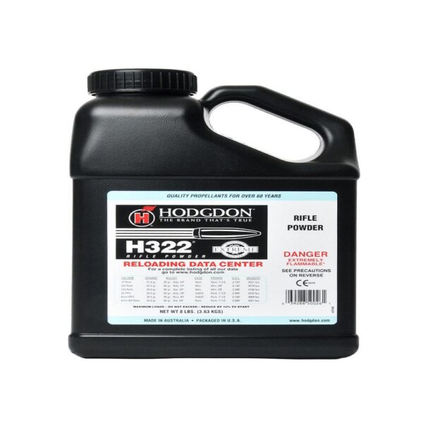 Hodgdon Extreme H322 Rifle Powder 8 lbs - Precision Shot Firearms
