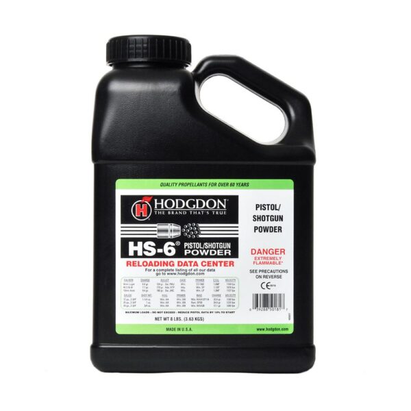 Hodgdon HS-6 Spherical Shotshell & Handgun Powder 8 lbs - Precision Shot Firearms