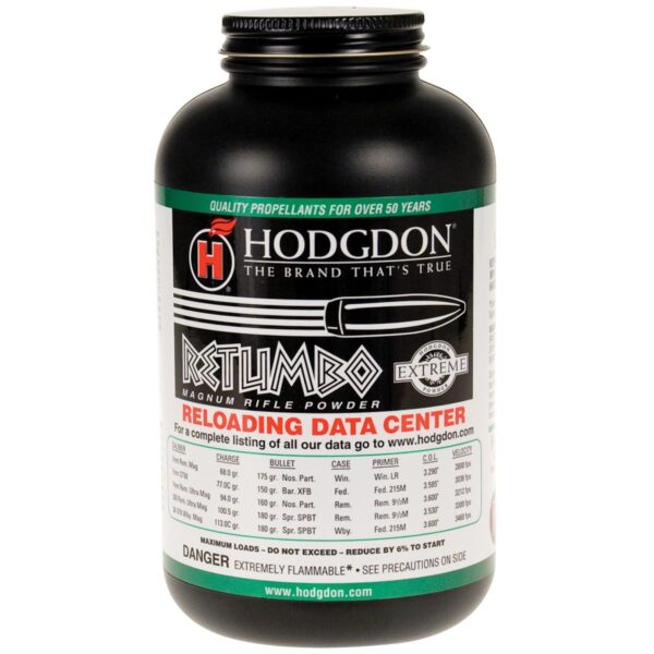 Hodgdon Extreme Retumbo Rifle Powder 1 lbs - Precision Shot Firearms