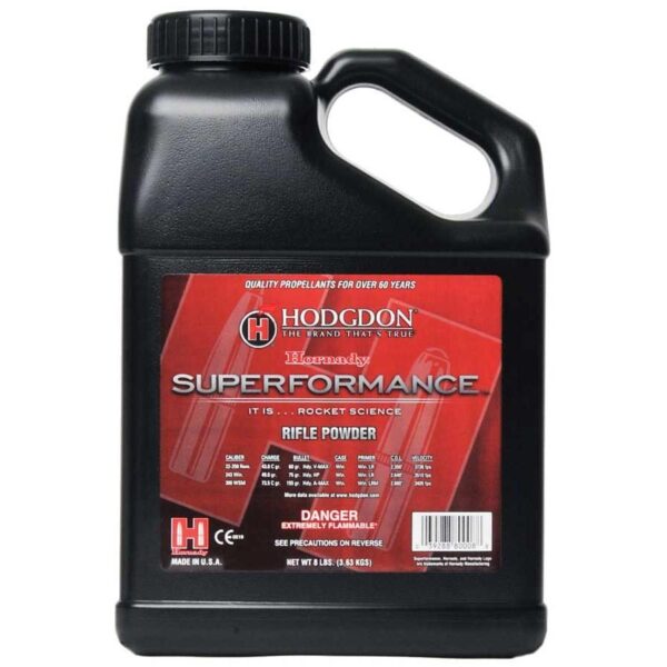 Hodgdon Superformance Spherical Rifle Powder 8 lbs - Precision Shot Firearms