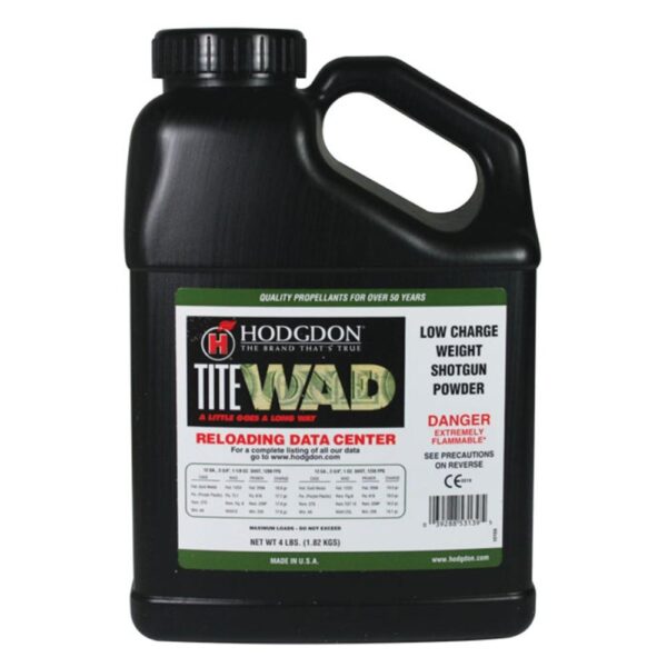 Hodgdon TITEWAD Shotshell & Handgun Powder 4 lbs - Precision Shot Firearms