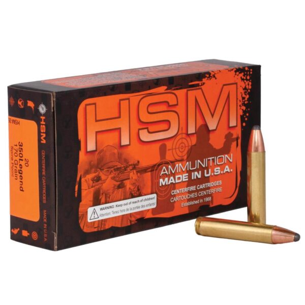 HSM Legends Rifle Ammunition 350 Legend 170gr SP 2335 fps 20/ct - Precision Shot Firearms