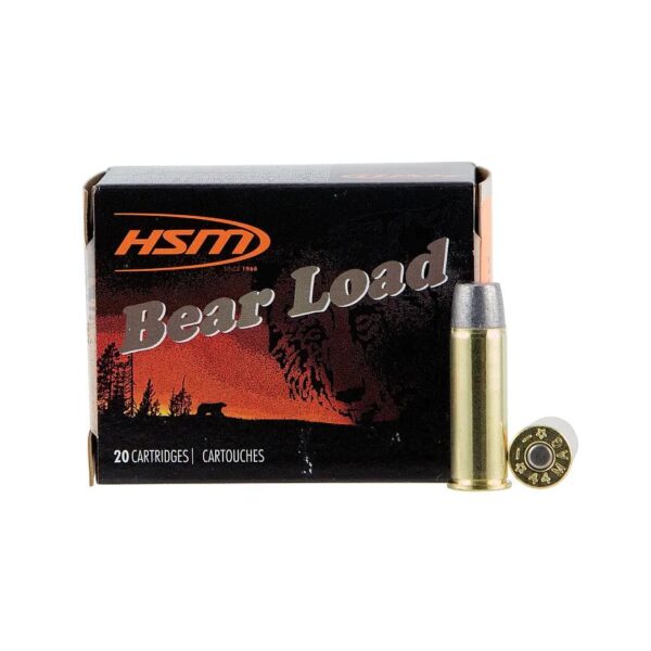 HSM Bear Load Hard Cast Handgun Ammunition 44 Rem Mag 305gr WFN 1260 fps 20/ct - Precision Shot Firearms