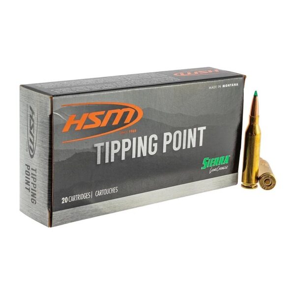 HSM Tipping Point 2 Rifle Ammunition 7mm-08 Rem 162 gr SST 20/ct - Precision Shot Firearms