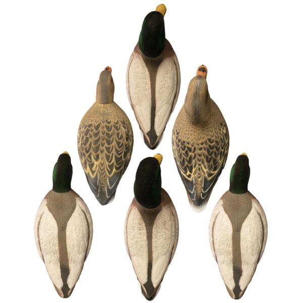Higdon Outdoors Magnum Full Body Mallard Variety Pack Flocked Heads 6pk - Precision Shot Firearms