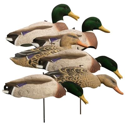 Higdon Outdoors Magnum Full Form Shell Mallard Variety Packk - Flocked Heads - Precision Shot Firearms