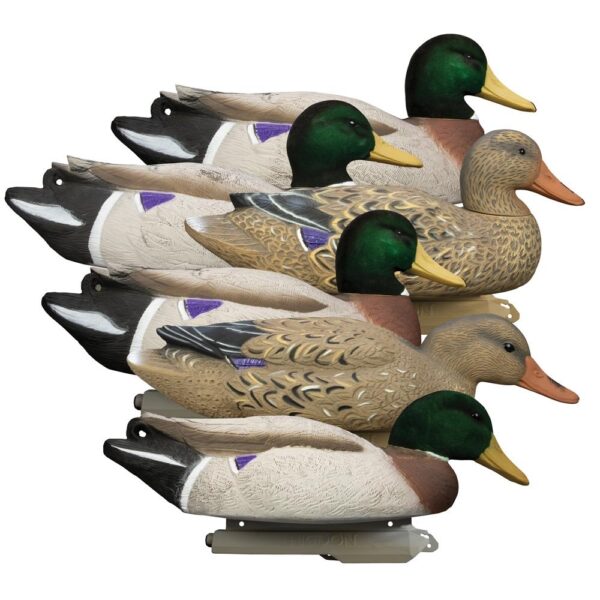 Higdon Outdoors Battleship Mallard Flocked Heads 6pk - Precision Shot Firearms