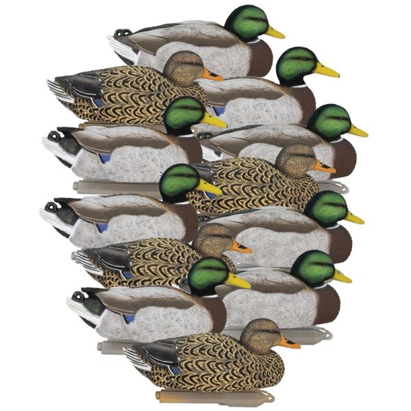 Higdon Legacy Mag Mallard Flocked Head Duck Decoys 6/ct - Precision Shot Firearms