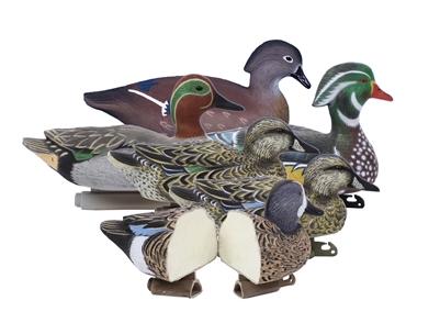 Higdon Outdoors Puddle Pack - 2/ct Green Wing Teal 2/ct Blue Wing Teal 2/ct Wood Ducks - Precision Shot Firearms