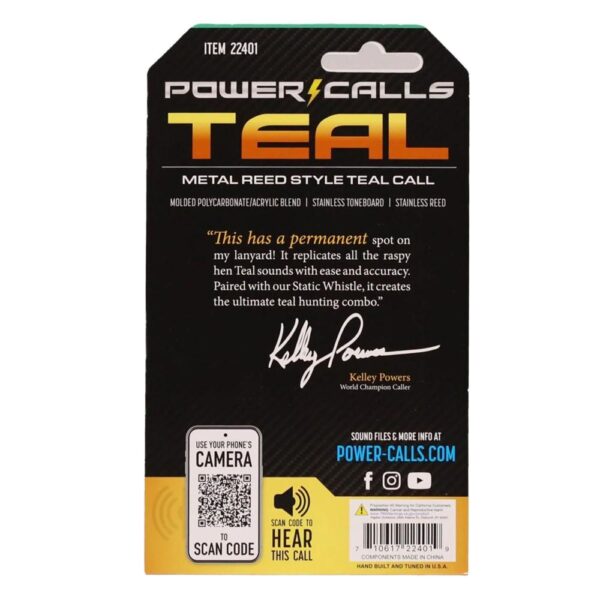 Power Calls Teal Mouth Call - Precision Shot Firearms