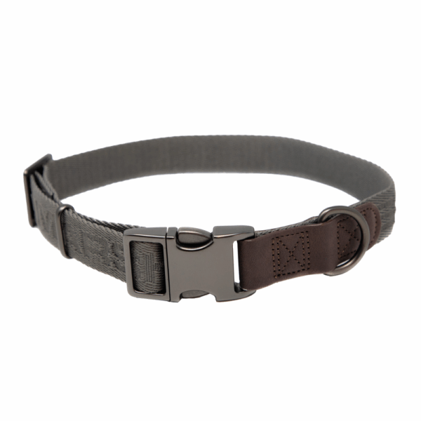 MoMarsh Adjustable Dog Collar 15"-23" Gun Metal Grey - Precision Shot Firearms