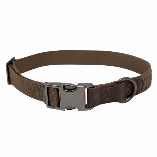 MoMarsh Adjustable Dog Collar 15"-23" Chocolate Brown - Precision Shot Firearms