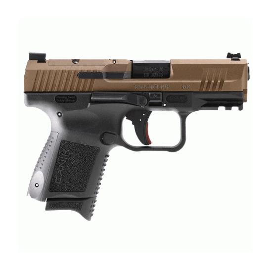 Century Arms Canik TP9 Elite SC 9mm Luger 12rd Magazine 3.5" Barrel Bronze Cerakote Full Kit- BLEMISHED - Precision Shot Firearms