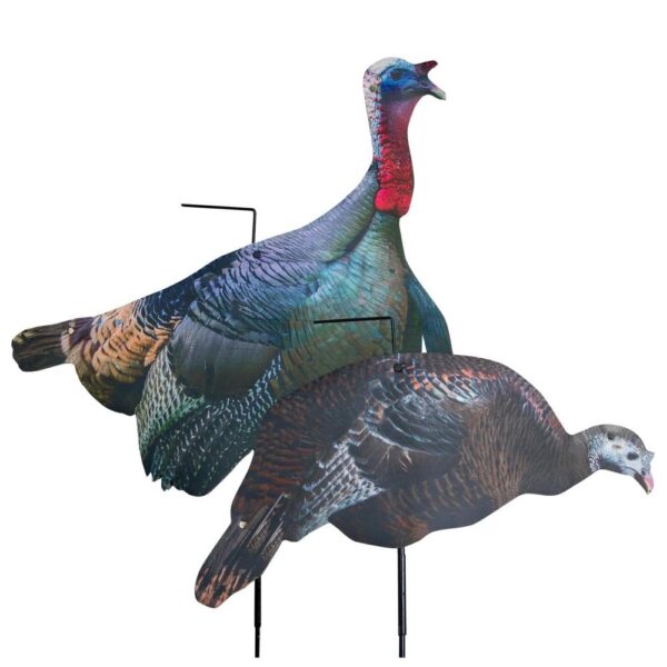 Higdon Flex Turkey Decoy Combo Tom and Hen Silhouette - Precision Shot Firearms