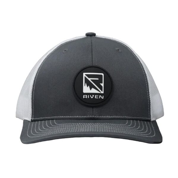 Riven Logo Patch Hat Grey/White - Precision Shot Firearms
