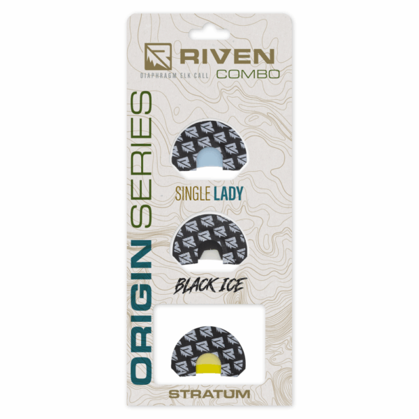 Higdon Origin Series Diaphragm Elk Mouth Calls Singe Lady Black Ice Stratum - Precision Shot Firearms