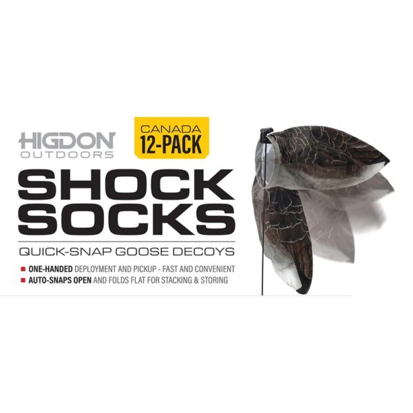 Higdon Canada Shock Socks Goose Decoys 12/ct - Precision Shot Firearms