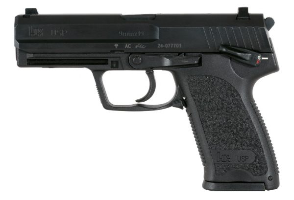 USP9 V1 DA/SA 9MM 15+1 SFTY, 81000307