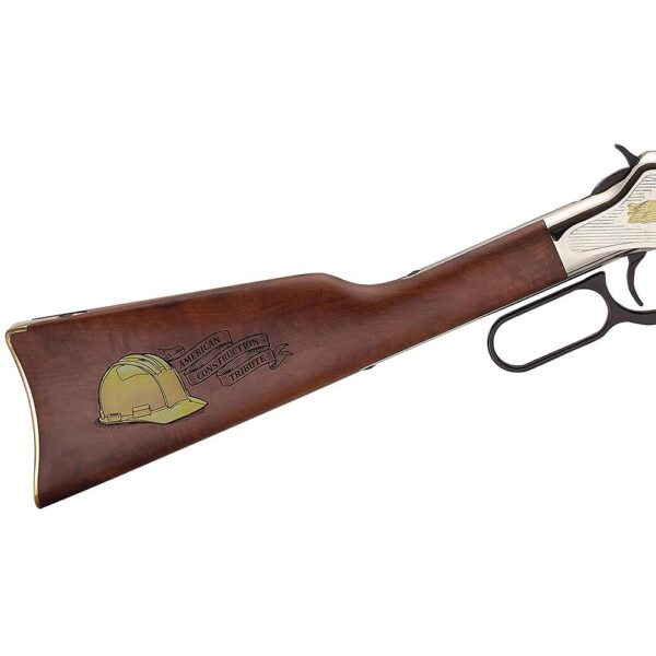 Henry Golden Boy American Construction Industry Tribute Edition Rifle .22 S/L/LR 16rd Capacity 20" Octagon Barrel Engraved Wood Stock - Precision Shot Firearms