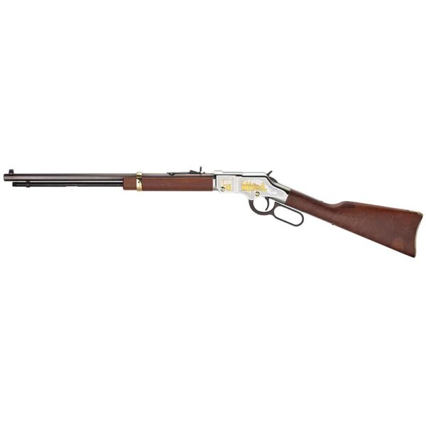 Henry Golden Boy American Construction Industry Tribute Edition Rifle .22 S/L/LR 16rd Capacity 20" Octagon Barrel Engraved Wood Stock - Precision Shot Firearms