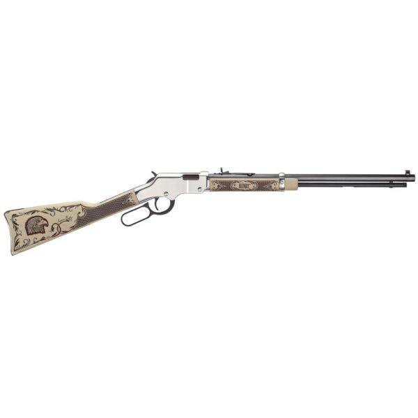 Henry Golden Boy Silver American Eagle Rifle 22 S/L/LR Rifle 16rd LR/21rd S Magazine 20" Barrel Walnut - Precision Shot Firearms